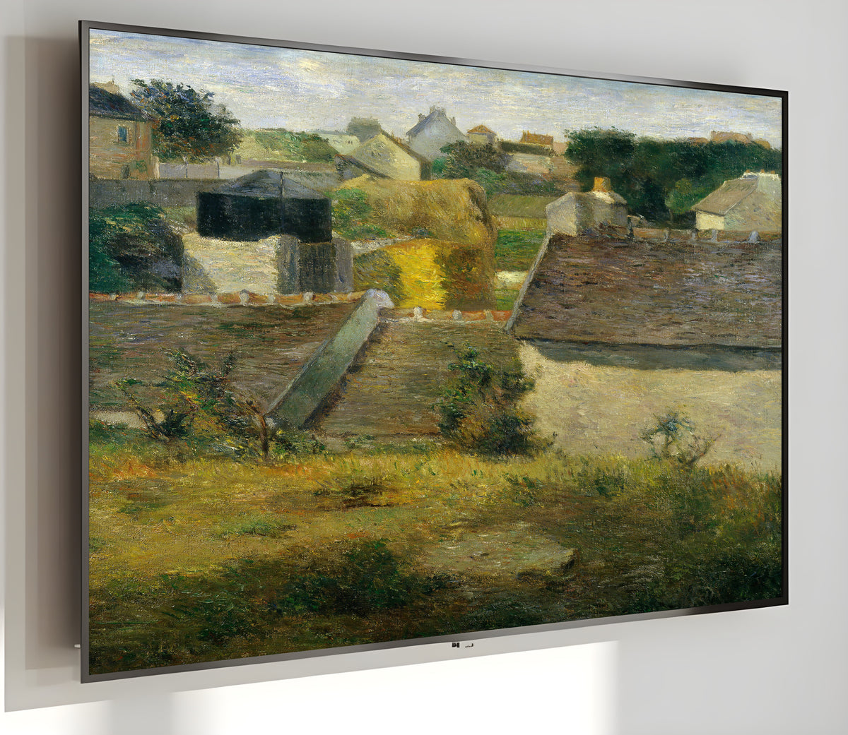 Samsung Frame TV Art 4K - Houses at Vaugirard - Famous Paul Gauguin