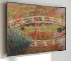 Samsung Frame TV Art 4K - Japanese Footbridge Giverny - Famous Claude Monet