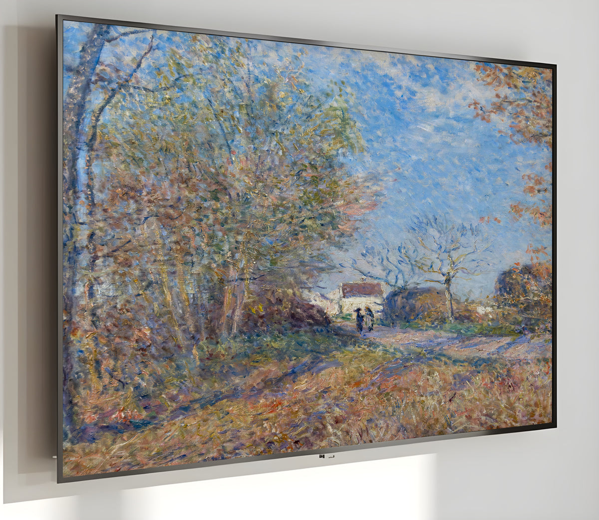 Samsung Frame TV Art 4K - A Corner of the Woods at Sablons - Famous Alfre Sisley