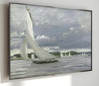 Samsung Frame TV Art 4K - Regatta at Argenteuil - Famous Claude Monet