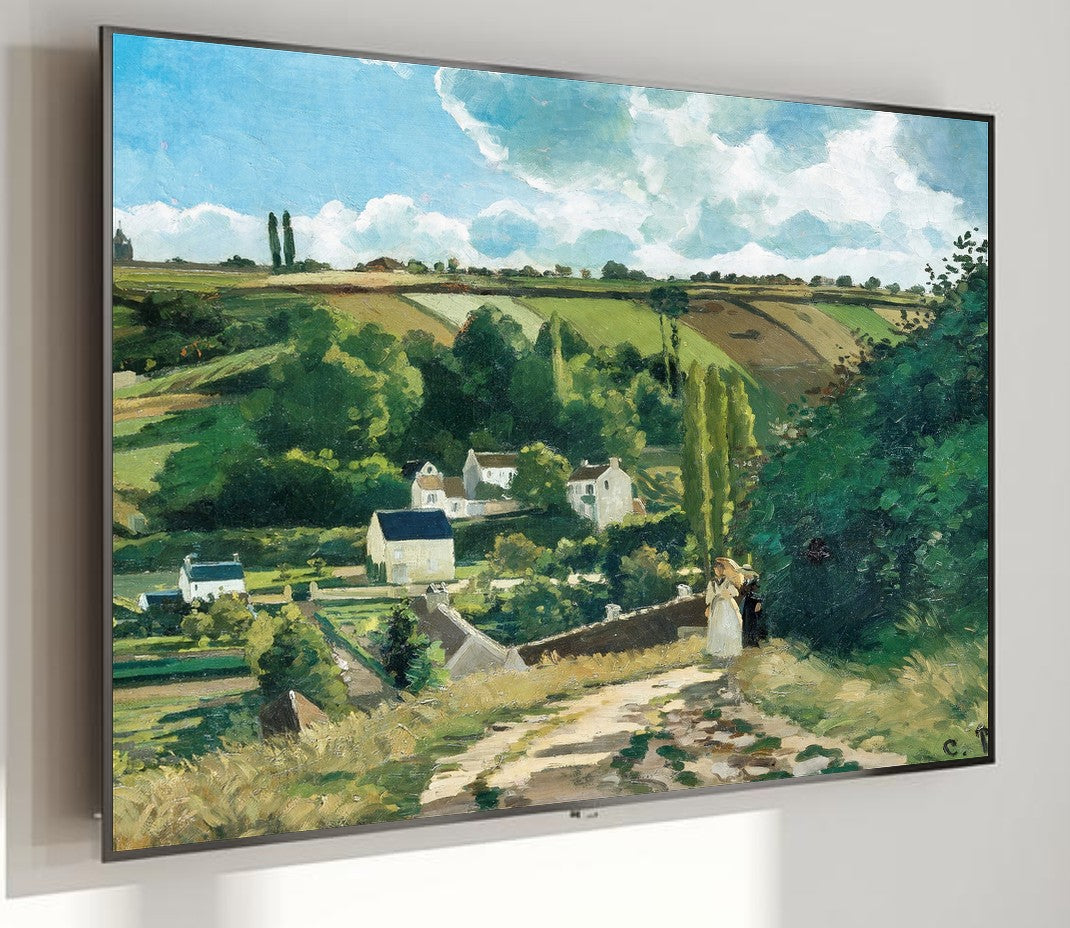 Camille Pissarro - Frame TV Landscape - Jalais hills Pontoise