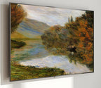 Samsung Frame TV Art 4K - Boat on the Seine near Jeufosse - Famous Claude Monet
