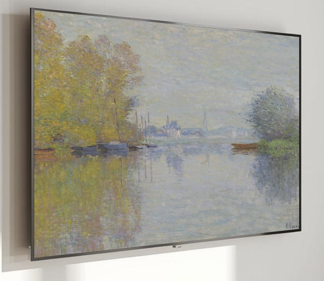 Claude Monet - Frame TV Art - Autumn on the Seine Argenteuil