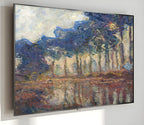 Samsung Frame TV Art 4K - Poplars (Autumn) - Famous Claude Monet
