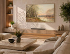 Samsung Frame TV Art 4K - The Seine at Saint Mammes Impressionist - Famous Alfred Sisley