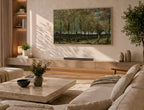 Samsung Frame TV Art 4K - Poplars near Nuenen - Famous Vincent van Gogh