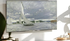 Samsung Frame TV Art 4K - Regatta at Argenteuil - Famous Claude Monet