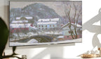 Samsung Frame TV Art 4K - Sandviken Norway Snow Effect - Famous Claude Monet