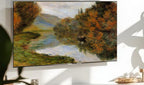 Samsung Frame TV Art 4K - Boat on the Seine near Jeufosse - Famous Claude Monet