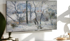 Samsung Frame TV Art 4K - Garden under Snow - Famous Paul Gauguin