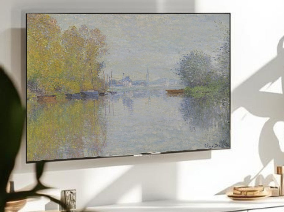 Claude Monet - Frame TV Art - Autumn on the Seine Argenteuil