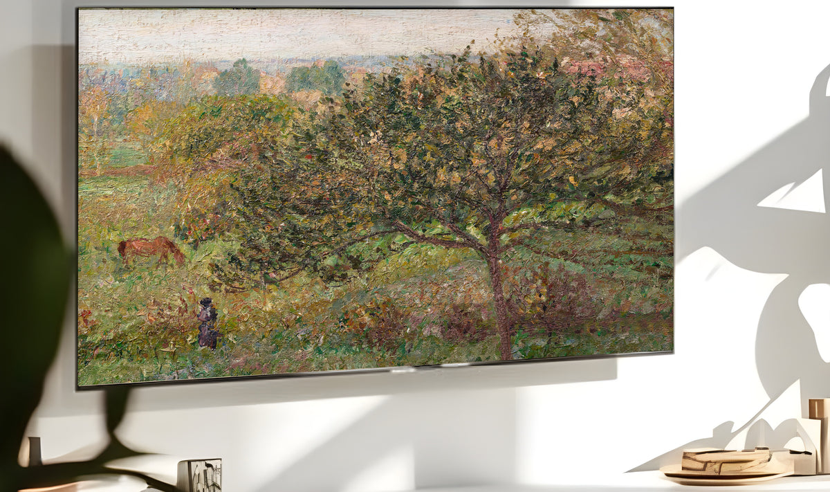 Samsung Frame TV Art 4K - Impressionist - Famous Autumn Morning in Éragny