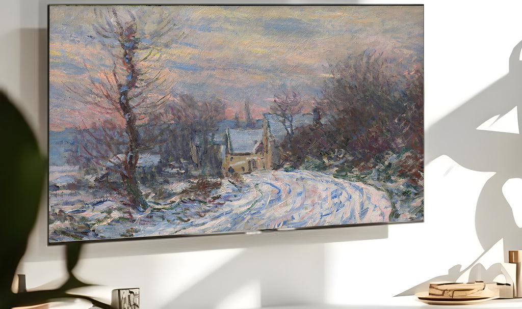 Samsung Frame TV Art 4K - The Entrance of Giverny - Famous Claude Monet