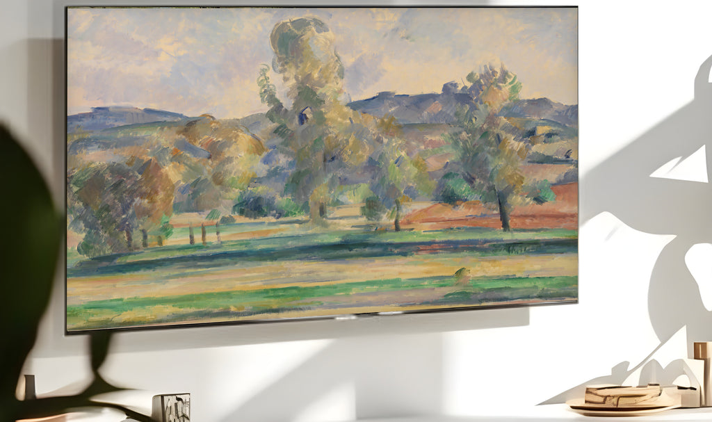 Samsung Frame TV Art 4K - Autumn Landscape - Famous Paul Cezanne