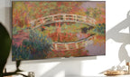 Samsung Frame TV Art 4K - Japanese Footbridge Giverny - Famous Claude Monet