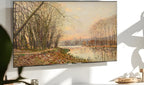 Samsung Frame TV Art 4K - The Seine at Saint Mammes Impressionist - Famous Alfred Sisley