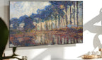 Samsung Frame TV Art 4K - Poplars (Autumn) - Famous Claude Monet