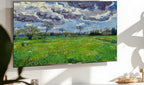 Samsung Frame TV Art 4K - Landscape Under a Stormy Sky - Famous Vincent van Gogh