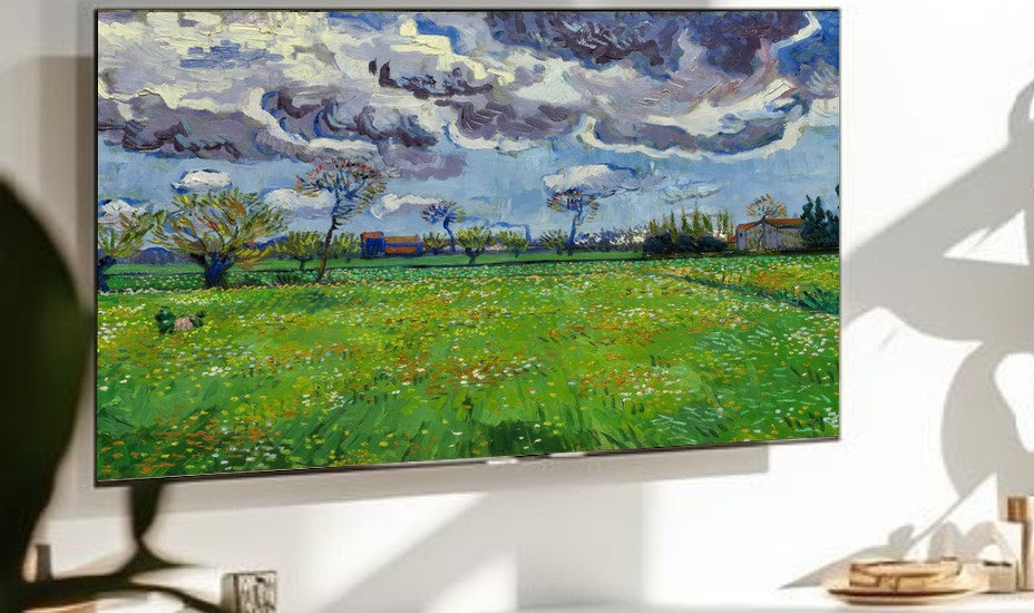 Samsung Frame TV Art 4K - Landscape Under a Stormy Sky - Famous Vincent van Gogh