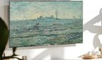 Samsung Frame TV Art 4K - Snow Covered Field with a Harrow (after Millet) - Famous Vincent van Gogh