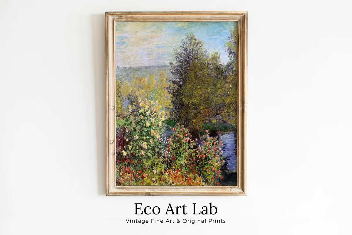 Garden Landscape Claude Monet Famous Painting Fine Art. Instant Download Vintage Art. Vintage Landscape Printable Wall Art. Spring Decor – Printable Wall Art