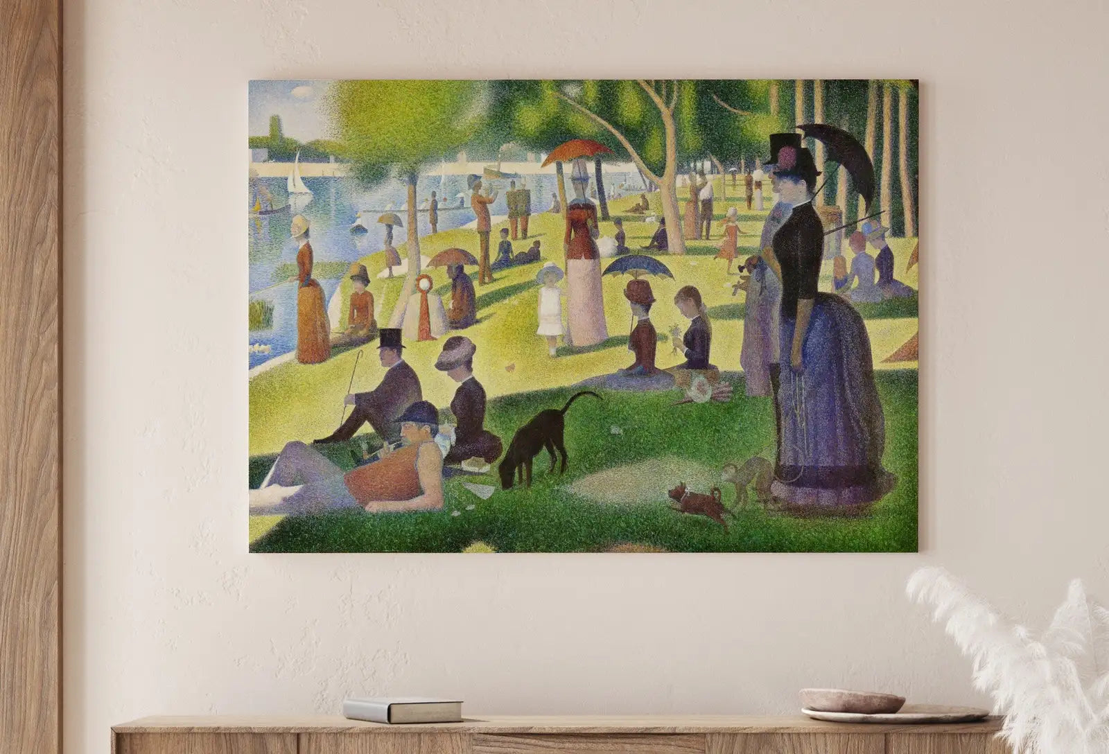 Second included artwork preview from Georges Seurat Sunday Park Landscape Painting Famous Printable Art Print. Instant Download Georges Seurat Print Vintage Art Digital Download featuring various scenes.