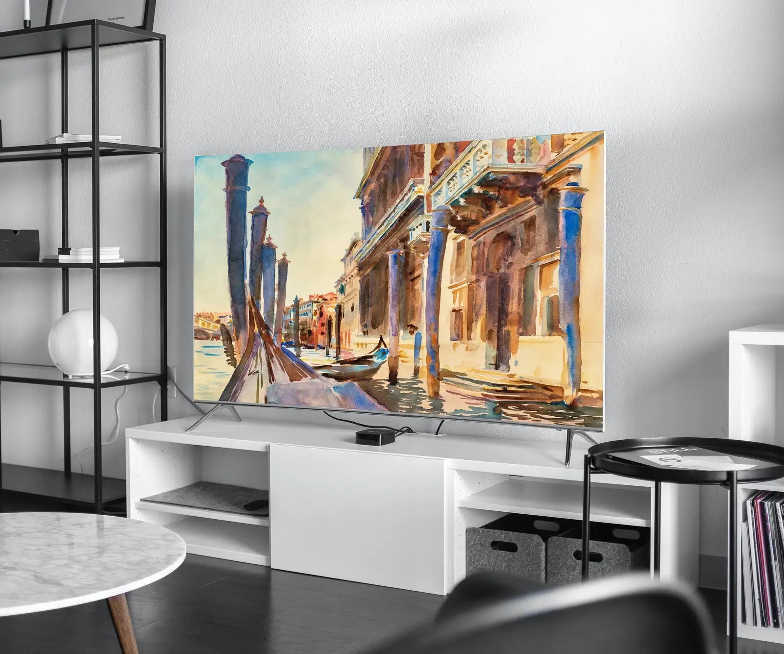 Gondolas in Venice City Painting Frame TV Art. Venice Italy Wall Art, Frame TV Art Digital Download, Art for Tv, Colorful Art for Frame TV – Frame TV Digital Download Art – Digital Download