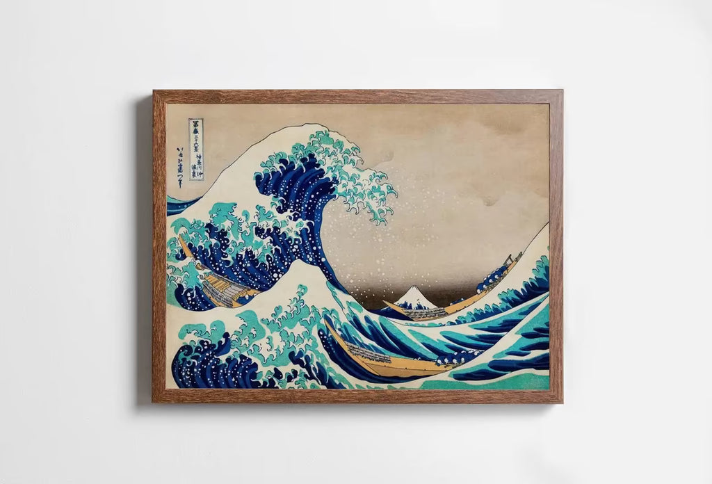 Great Wave off Kanagawa Famous Japanese Painting Vintage Wall Art Printable Poster. 19th Century Japanese Vintage Wall Art. Japanese Wave – Printable Wall Art