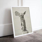 Greek Mythology Winged Victory of Samothrace Printable Wall Art. Greek Sculpture Decor, Aesthetic Minimalist Decor Greek Goddess Statue. – Printable Wall Art