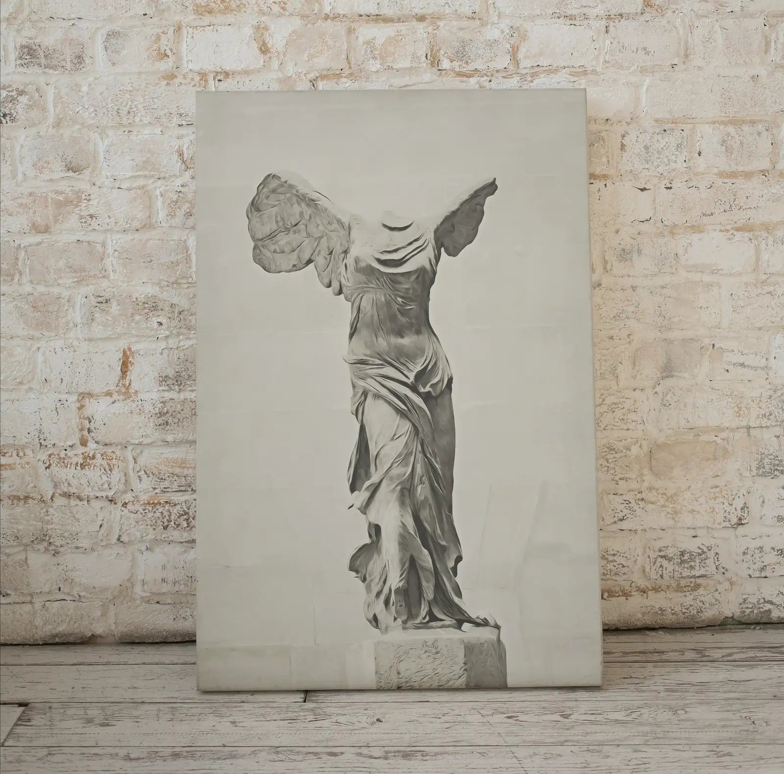 Second included artwork preview from Greek Mythology Winged Victory of Samothrace Printable Wall Art. Greek Sculpture Decor, Aesthetic Minimalist Decor Greek Goddess Statue. featuring various scenes.