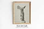 Greek Mythology Winged Victory of Samothrace Printable Wall Art. Greek Sculpture Decor, Aesthetic Minimalist Decor Greek Goddess Statue. – Printable Wall Art