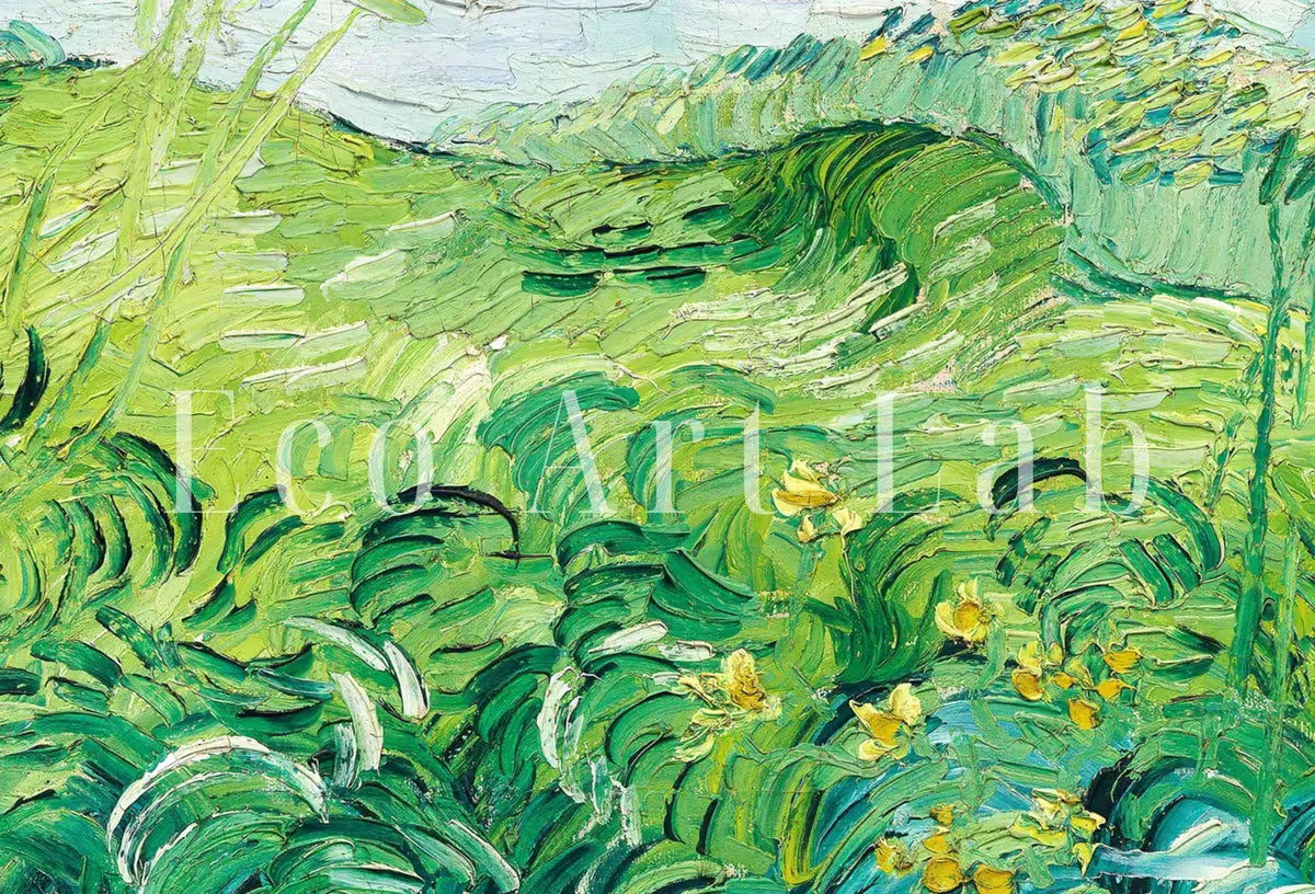 Green Fields by Vincent van Gogh. Set of 2 Prints. Printable Famous Fine Art Prints. Instant Download Vintage Painting. 2 Piece Wall Art – Printable Wall Art Set
