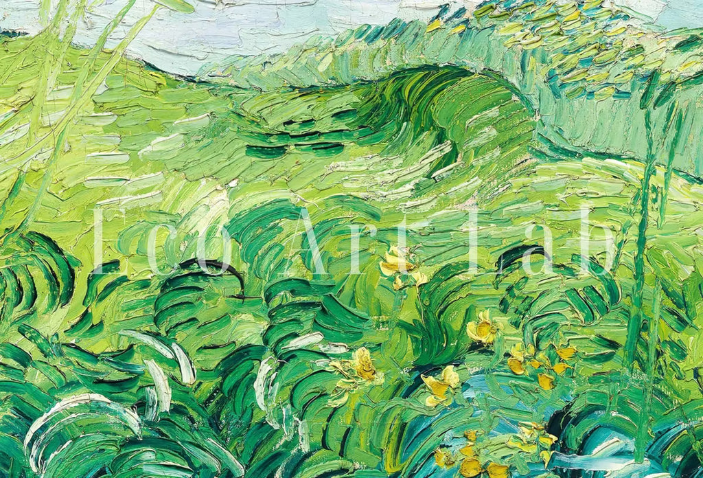 Green Fields by Vincent van Gogh. Set of 3 Prints. Printable Famous Fine Art Prints. Instant Download Vintage Painting. 3 Piece Wall Art