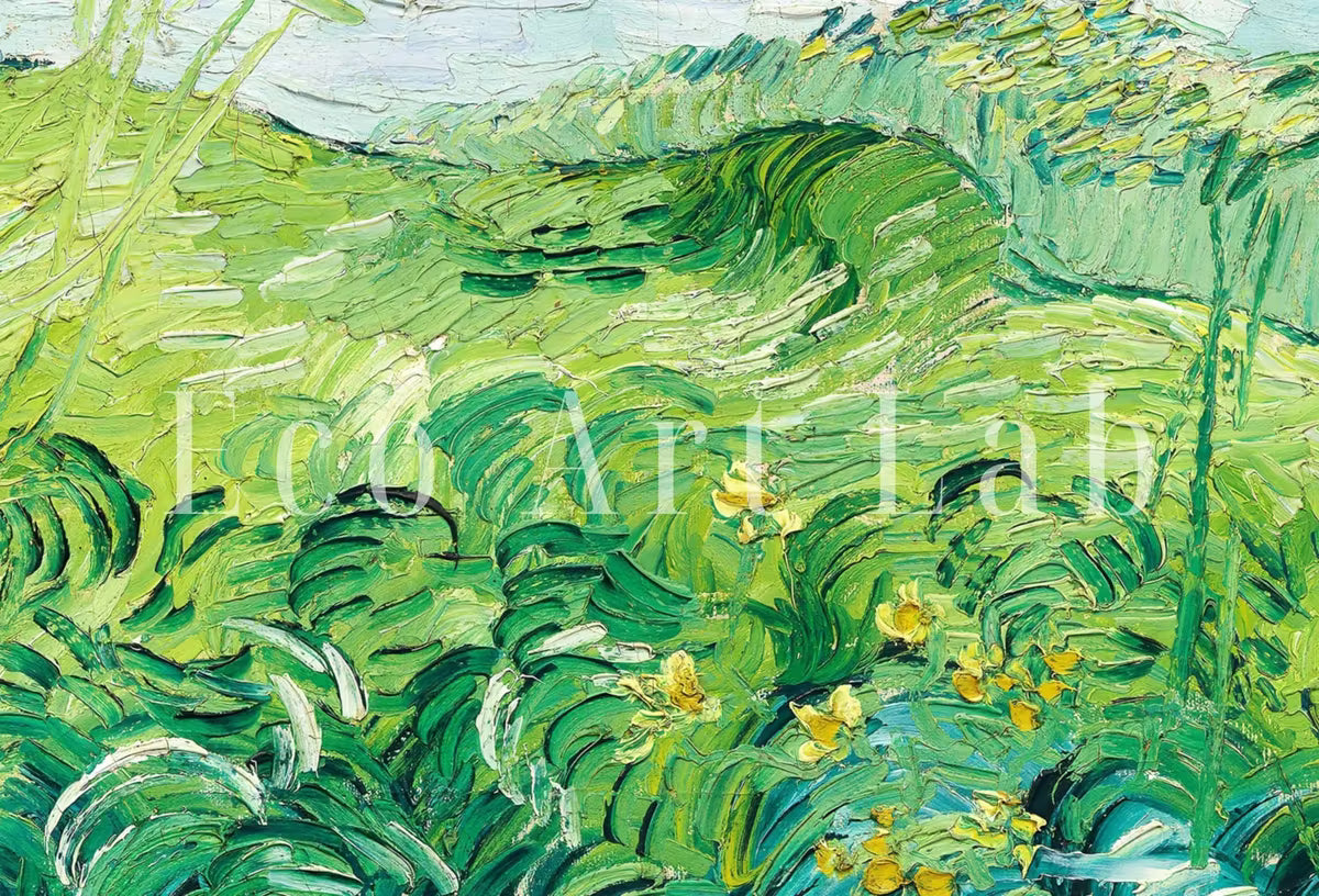 Green Fields by Vincent van Gogh. Set of 3 Prints. Printable Famous Fine Art Prints. Instant Download Vintage Painting. 3 Piece Wall Art