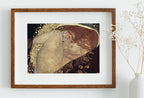 Included artwork preview showing first selection of artworks from Gustav Klimt Danae Ancient Greek Mythology Art Vintage Painting. Downloadable Famous Nude Greek Goddess Vintage Art. Klimt Printable Art.