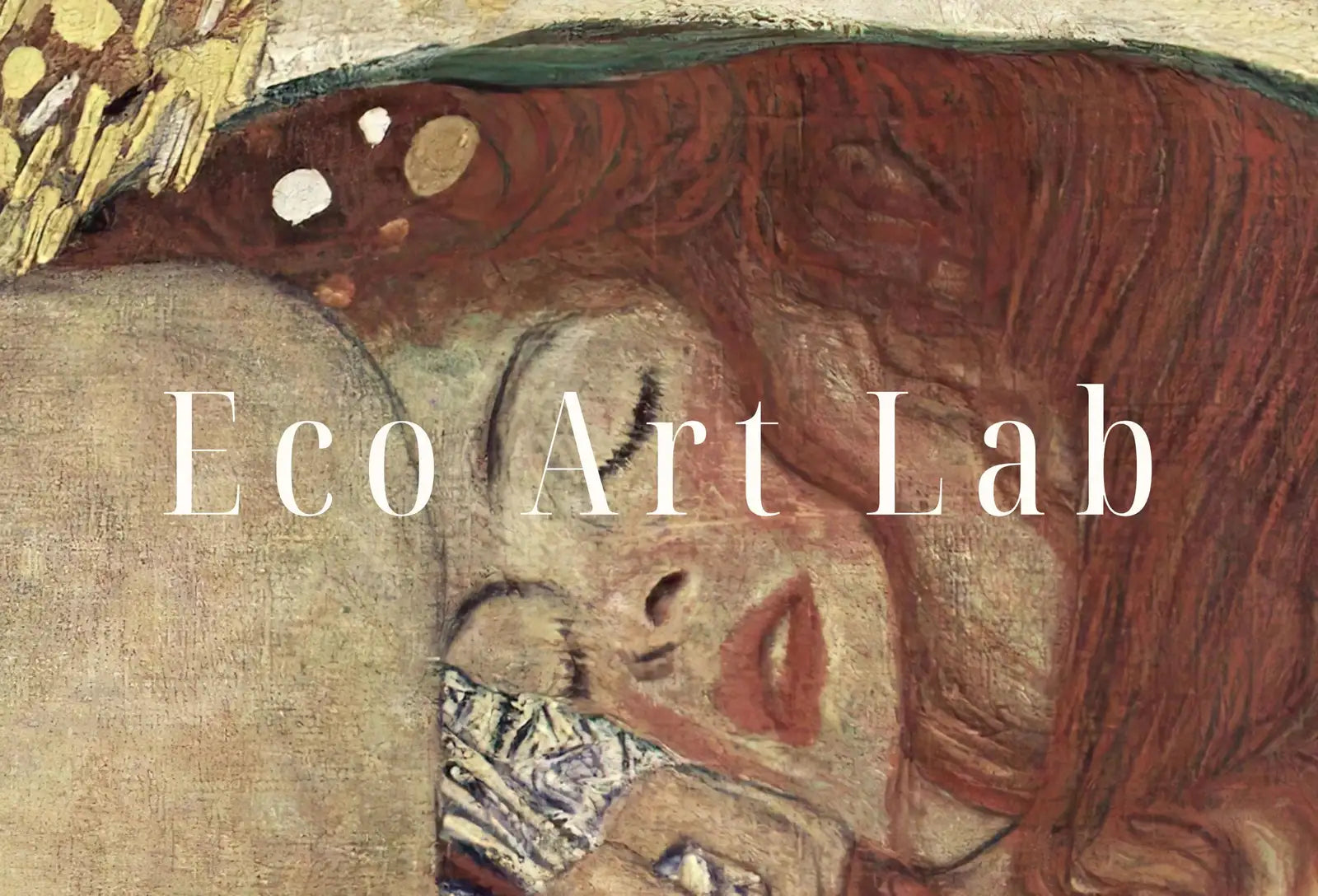 Detail view of artwork from Gustav Klimt Danae Ancient Greek Mythology Art Vintage Painting. Downloadable Famous Nude Greek Goddess Vintage Art. Klimt Printable Art. (variation 1)