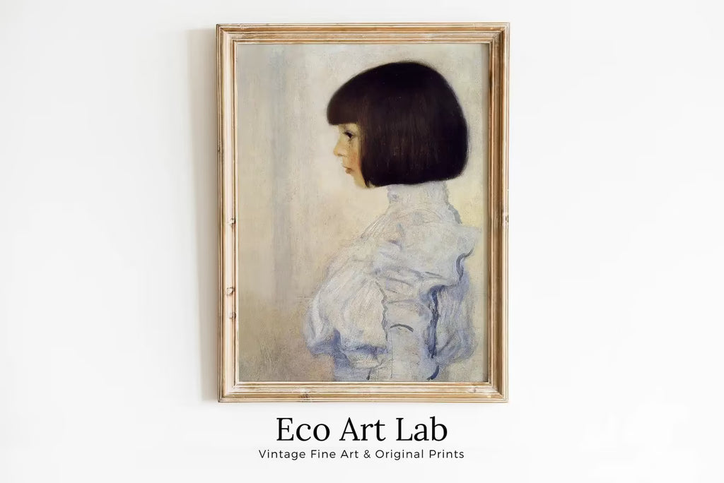 Gustav Klimt Famous Portrait of Helen Klimt Painting Printable Wall Art. Instant Download Gustav Klimt Vintage Poster. Art Nouveau Print – Printable Wall Art