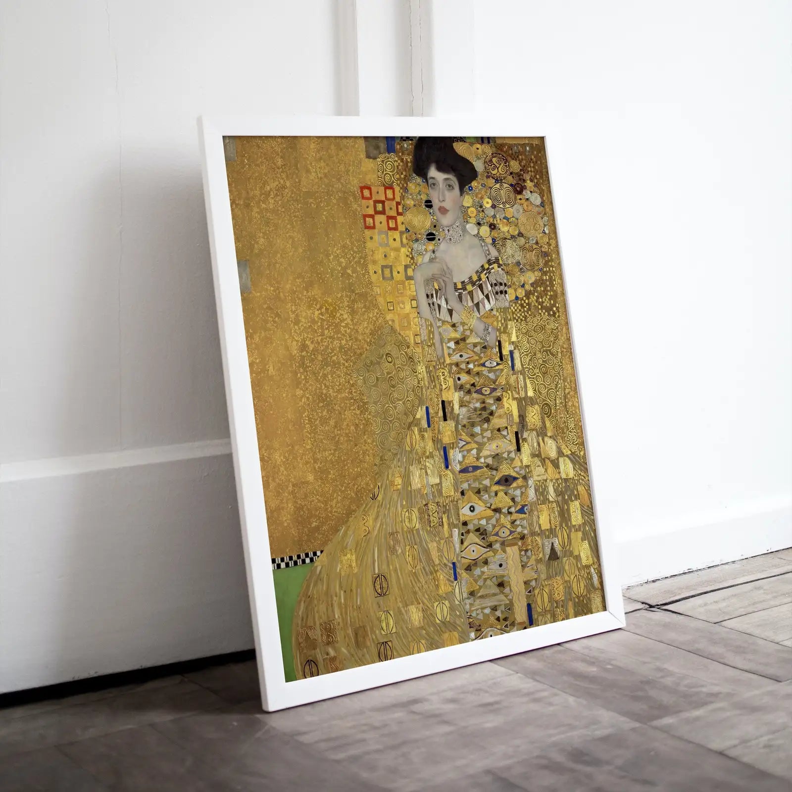 Included artwork preview showing first selection of artworks from Gustav Klimt Famous Portrait of Woman Painting Printable Wall Art. Instant Download Gustav Klimt Print. Vintage Poster. Art Nouveau Print.