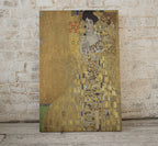 Detail view of artwork from Gustav Klimt Famous Portrait of Woman Painting Printable Wall Art. Instant Download Gustav Klimt Print. Vintage Poster. Art Nouveau Print. (variation 1)