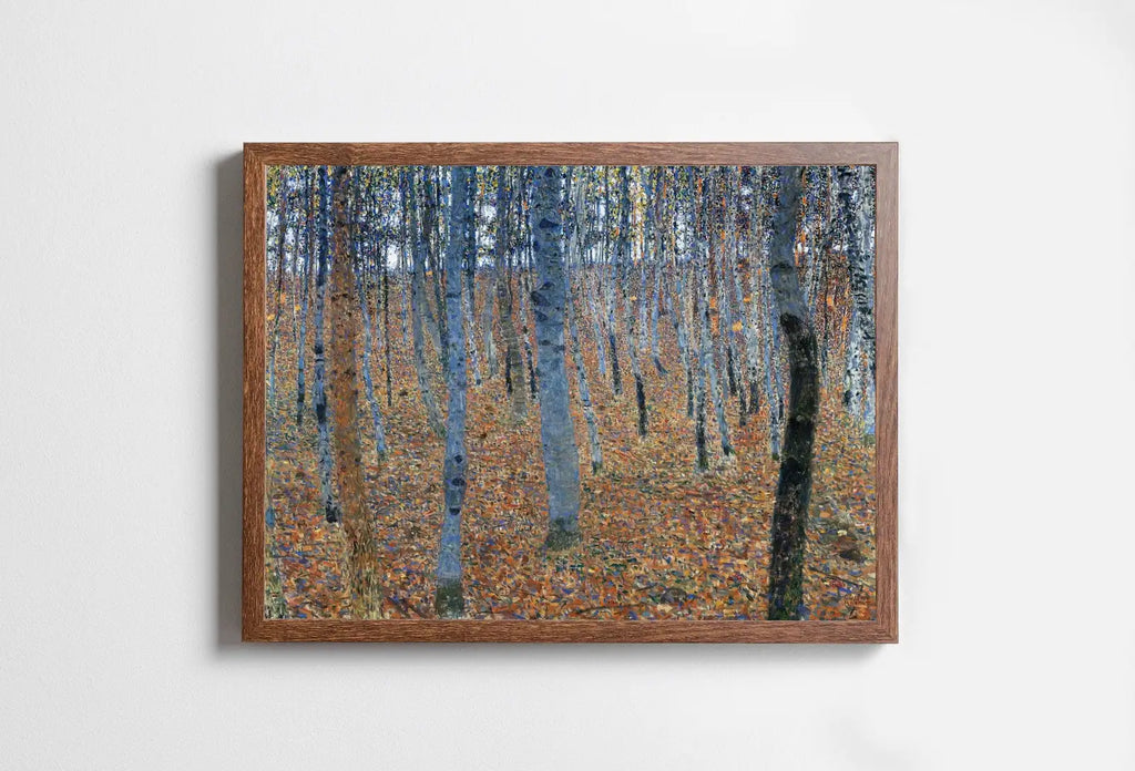 Included artwork preview showing first selection of artworks from Gustav Klimt Forest Trees Famous Painting Printable Wall Art. Instant Download Gustav Klimt Print. Vintage Nature Poster. Art Nouveau Print.