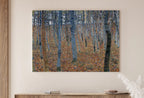 Detail view of artwork from Gustav Klimt Forest Trees Famous Painting Printable Wall Art. Instant Download Gustav Klimt Print. Vintage Nature Poster. Art Nouveau Print. (variation 1)