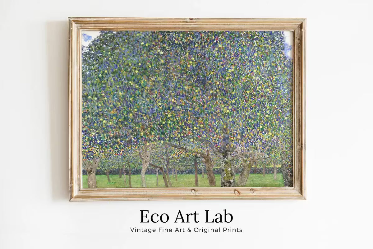 Gustav Klimt Pear Trees Famous Painting Printable Wall Art. Instant Download Gustav Klimt Print. Vintage Floral Poster. Art Nouveau Print – Printable Wall Art