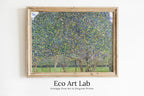 Framed view of Gustav Klimt Pear Trees Famous Painting Printable Wall Art. Instant Download Gustav Klimt Print. Vintage Floral Poster. Art Nouveau Print – printable wall art digital download.