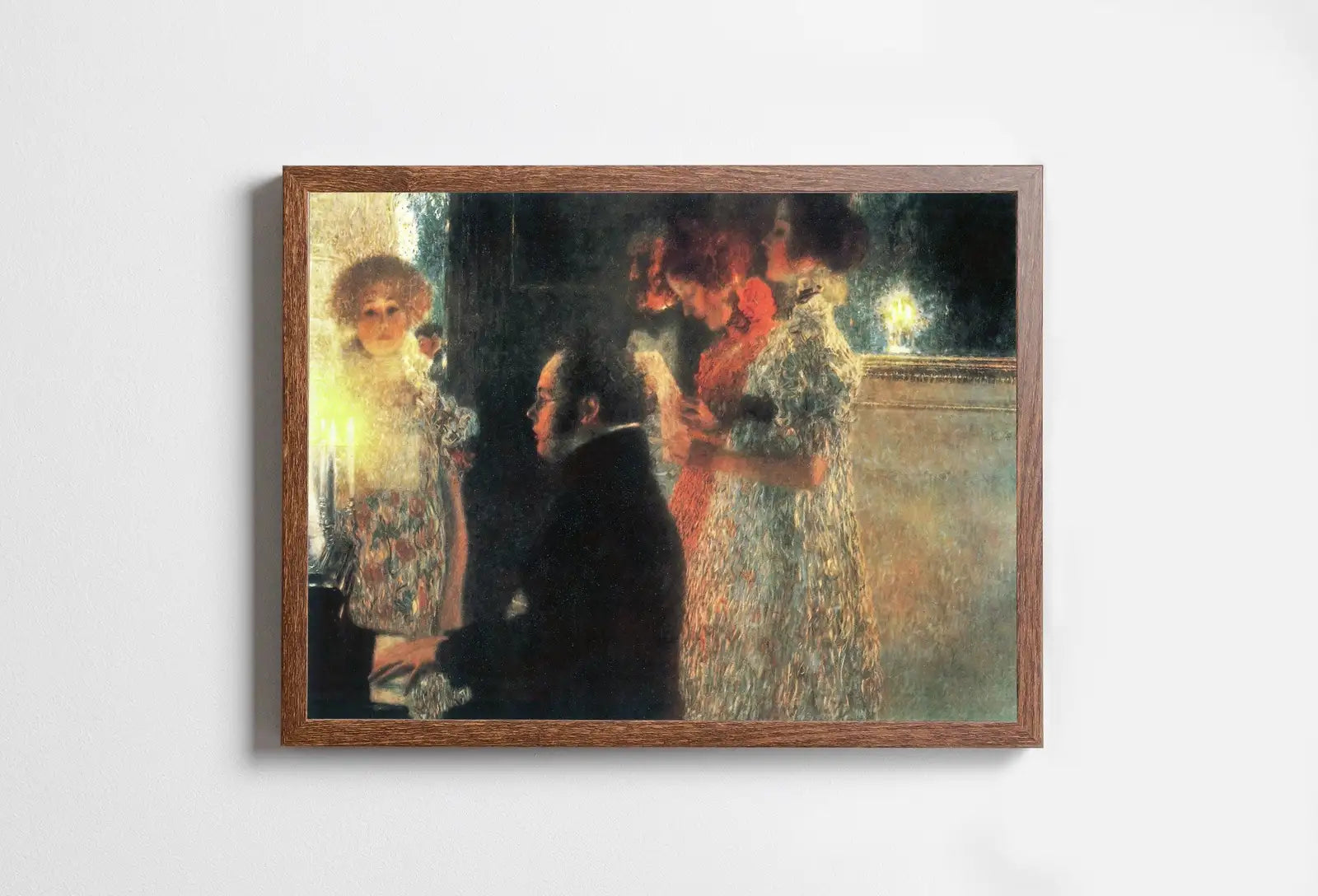 Included artwork preview showing first selection of artworks from Gustav Klimt Schubert at the Piano Famous Vintage Painting. Instant Download Gustav Klimt Print. Music Wall Art. Printable Vintage Piano Art.