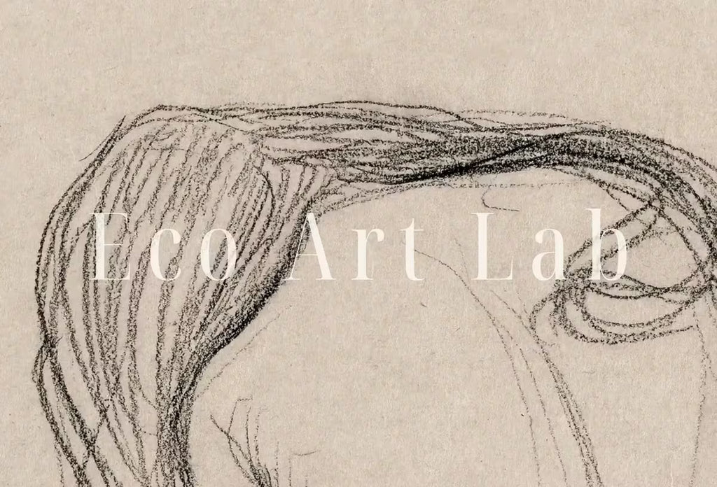 Gustav Klimt Seated Female Nude Line Art Minimalist Print. Printable Wall Art. Instant Download Gustav Klimt Print. Female Figure Art Print – Printable Wall Art