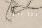 Detail view of artwork from Gustav Klimt Seated Female Nude Line Art Minimalist Print. Printable Wall Art. Instant Download Gustav Klimt Print. Female Figure Art Print. (variation 2)