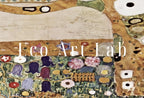 Detail view of artwork from Gustav Klimt Tree of Life Famous Painting Printable Wall Art. Instant Download Gustav Klimt Print. Vintage Tree of Life Art Nouveau Print. (variation 1)