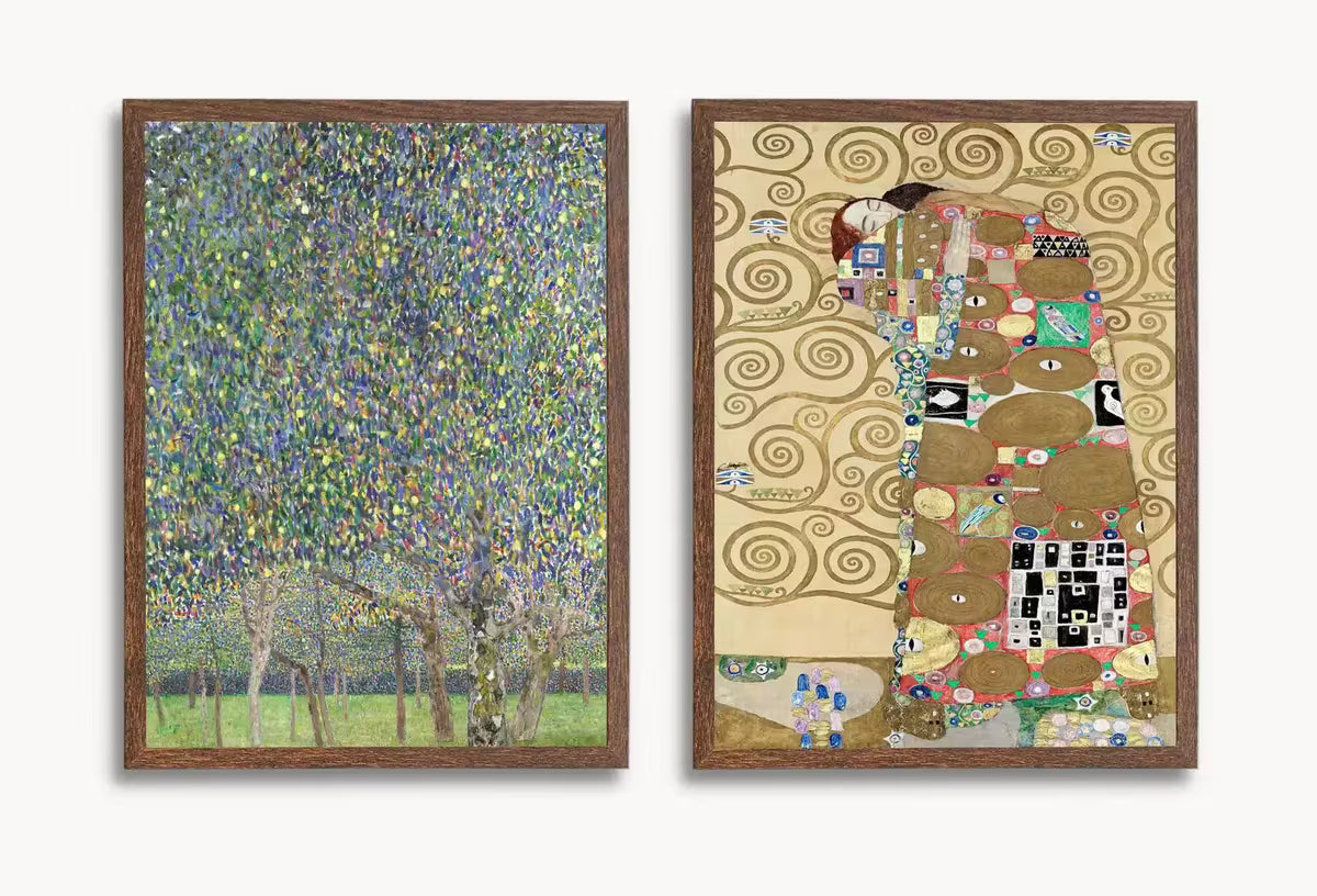 Gustav Klimt Wall Print SET. Gallery Wall Set Klimt Prints Set of 7. Famous Paintings Collection Fine Art Prints. Art Nouveau Posters #1 – Printable Wall Art Set