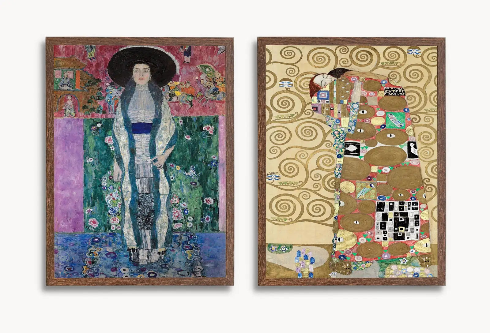 Ensemble d’arts muraux de Gustav Klimt. Ensemble de galerie murale, ensemble de 7 impressions de Klimt. Collection de peintures célèbres, impressions d’art raffiné. Affiches Art Nouveau #2