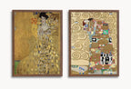 Ensemble d’impressions murales Gustav Klimt : Un ensemble de 8 impressions d’art célèbres de Klimt pour créer un mur de galerie. Parfait pour une décoration artistique.